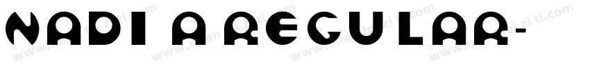 nadia regular字体转换